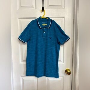 Men’s American Eagle Outfitters Teal Polo Shirt Size Small.